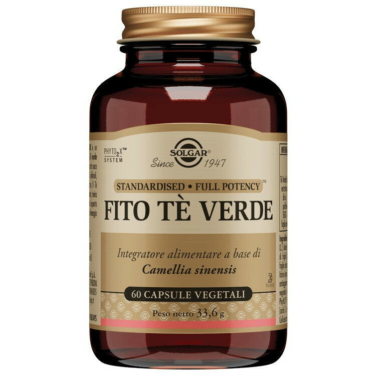 Solgar Fito Te Verde integratore alimentare 60 capsule-2