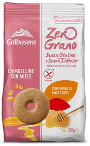 Zerograno Frollini Ciambelline Miele 220 g-0