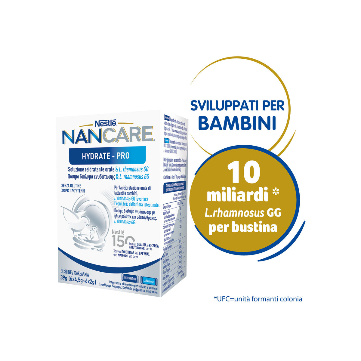 Nestlé Nancare Hydrate-pro Integratore Pediatrico Per Lattanti E Bambini Dalla Nascita 12 Bustine-6