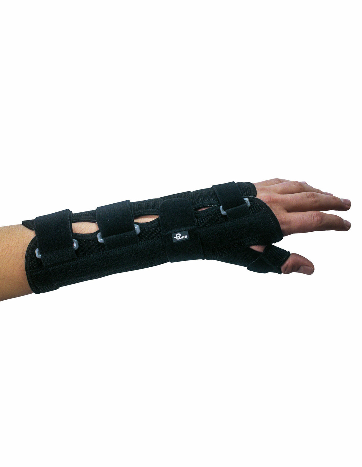 Pavis P-fix + Long Polsiera Lunga Con Supporto Pollice Destra Colore Nero Taglia S Cod.132-1
