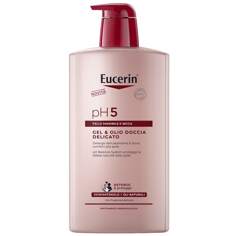 Eucerin Ph5 Gel & Olio Doccia Delicato 1 Litro-1