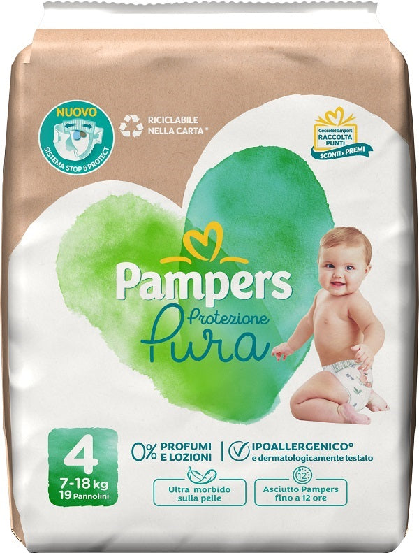 Pampers Protezione Pura Maxi Pannolini 19 Pezzi-0
