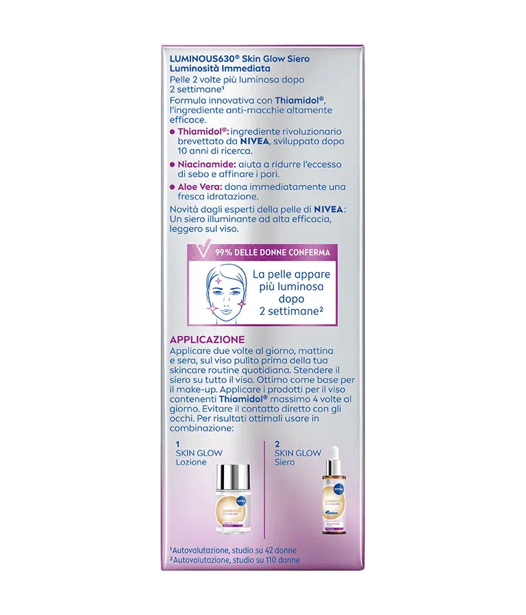 Nivea Luminous 630 Skinglow Siero Luminosità Immediata 30ml-3