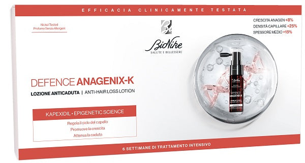 Defence Anagenix k Lozione Anti Caduta 6 Flaconcini 15 ml-0