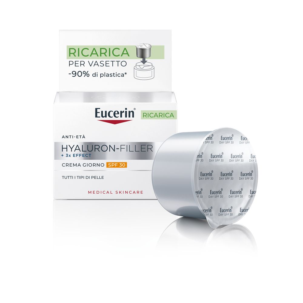 Eucerin Hyaluron-Filler +3X Effect Giorno SPF 30 Ricarica 50ml-1