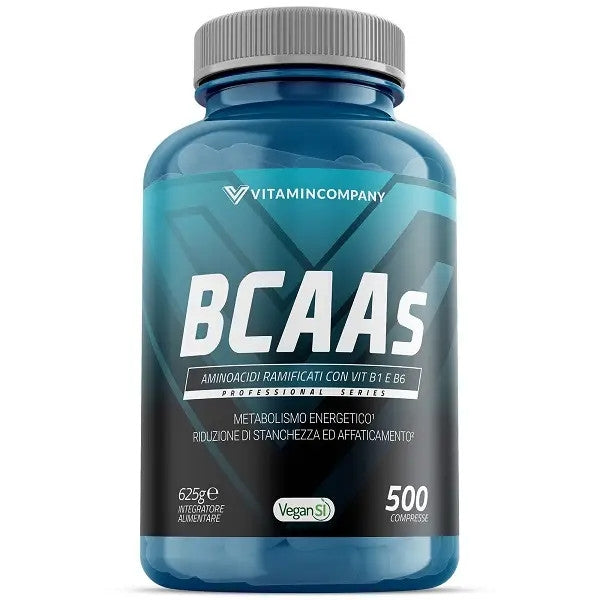Vitamincompany New BCAAs Aminoacidi Ramificati 500 Compresse-3
