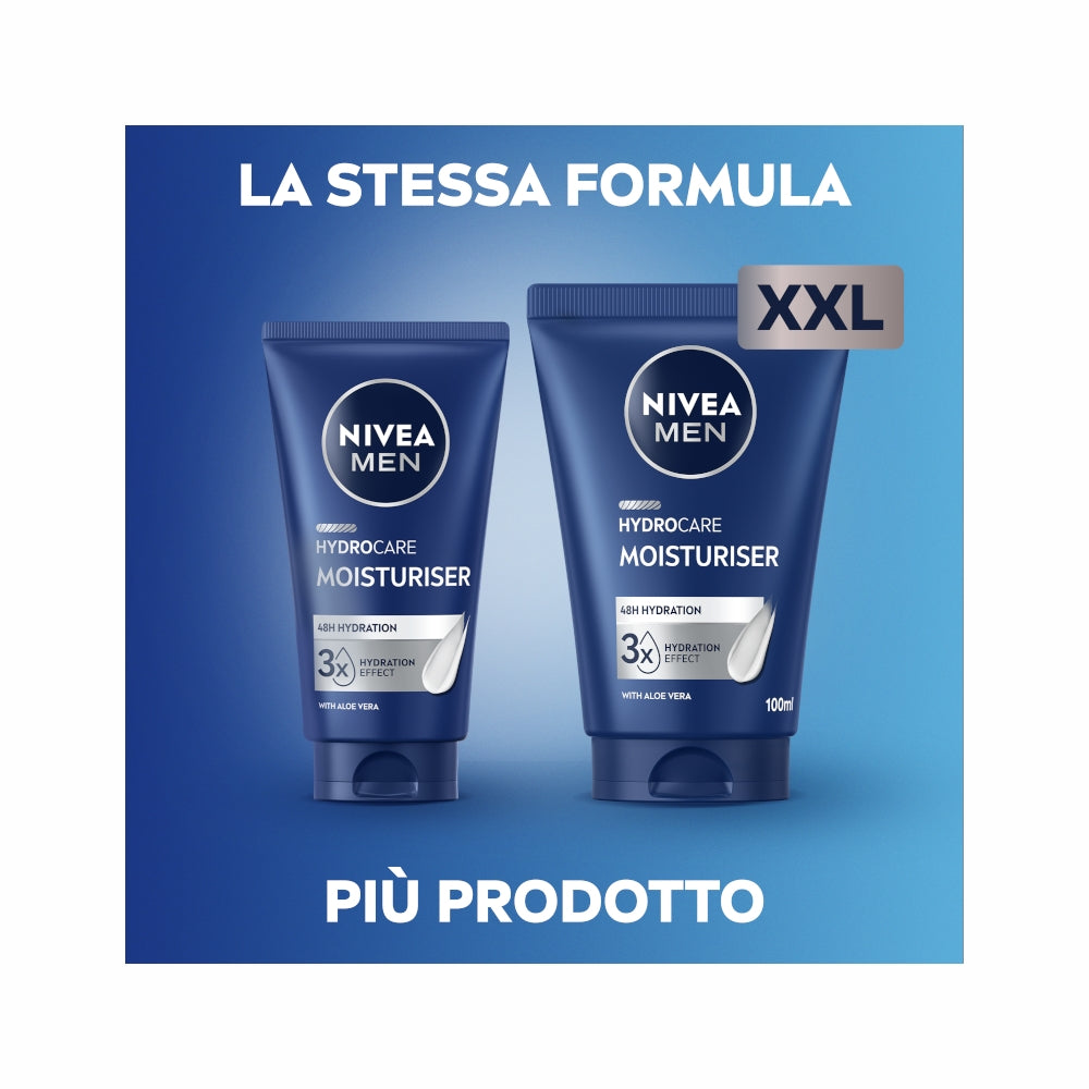Nivea Men Hydrocare 48H Crema Idratante Uomo XXL 100ml-4