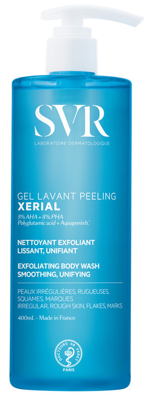 SVR Xerial Gel Lavant Peeling Gel Detergente Esfoliante e Levigante 400 ml