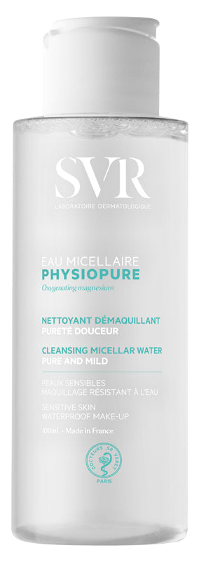 SVR Physiopure Eau Micellaire Acqua Micellare Struccante Delicata Viso Occhi e Labbra 100 ml