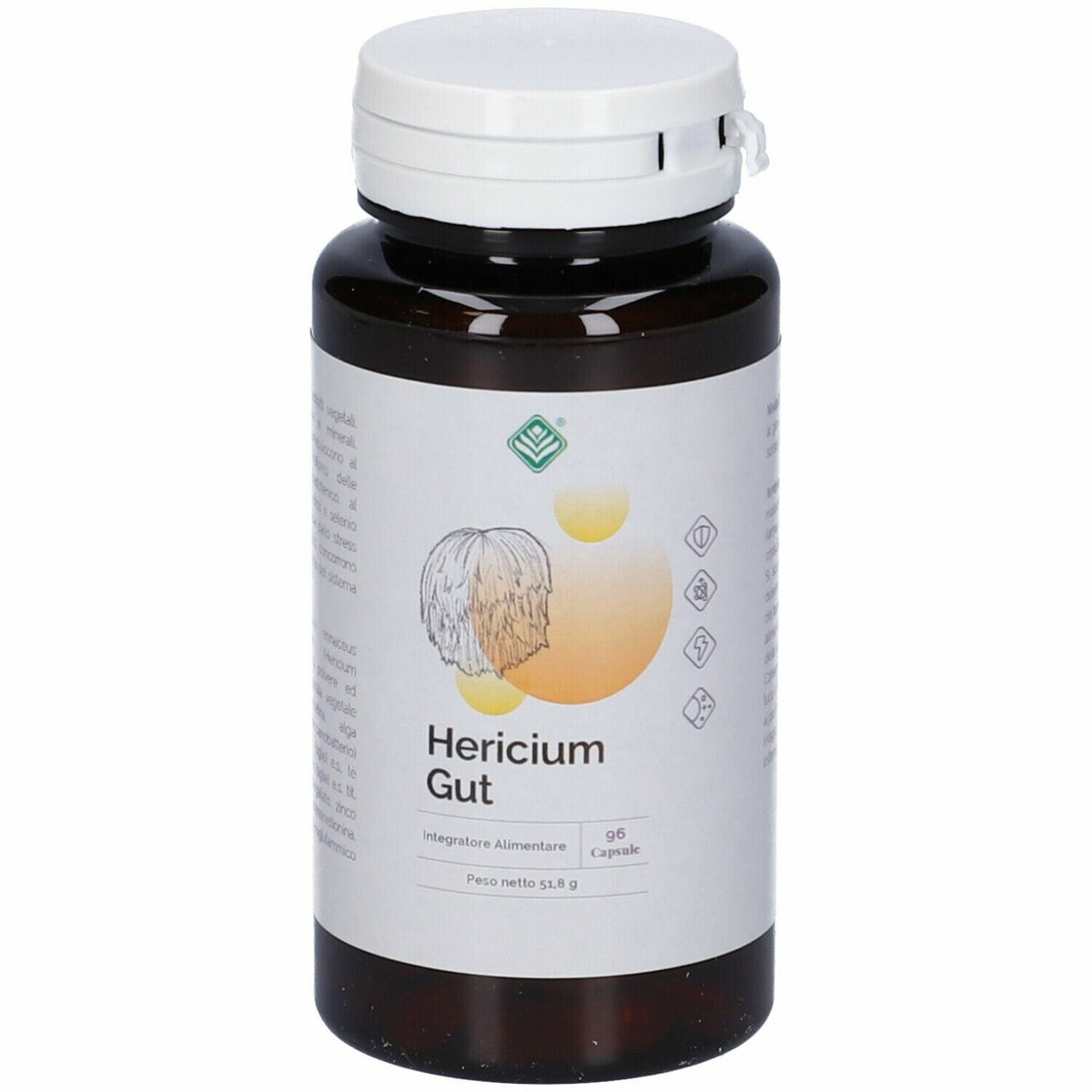 Gheos Hericium Gut integratore 96 Capsule-1