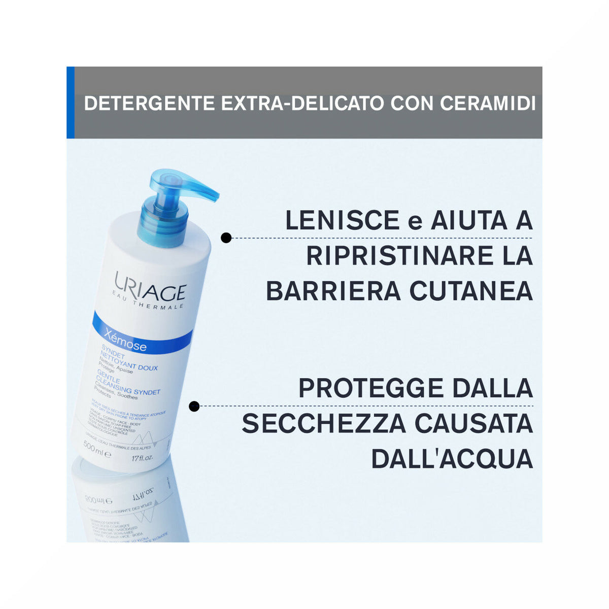 Uriage Xémose Syndet Detergente delicato senza sapone 200ml-5