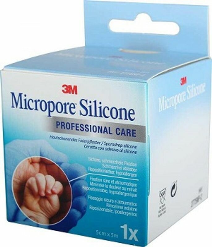 3M Micropore Cerotto In Carta Con Adesivo In Silicone 5 cm x 500 cm-1