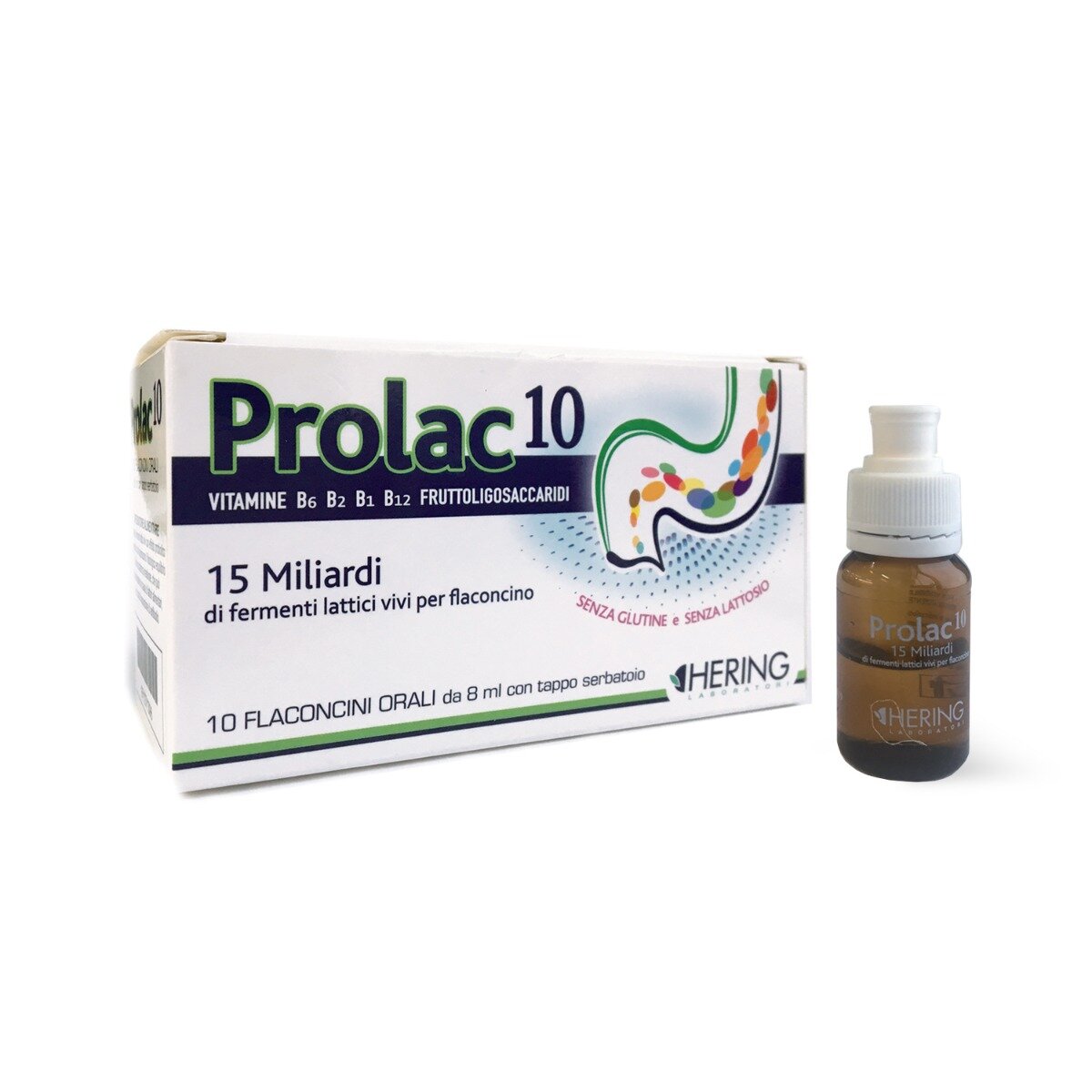 Hering Prolac 10 Vitamine B6 B2 B1 B2 Fermenti Lattici Vivi 10 Flaconcini-2