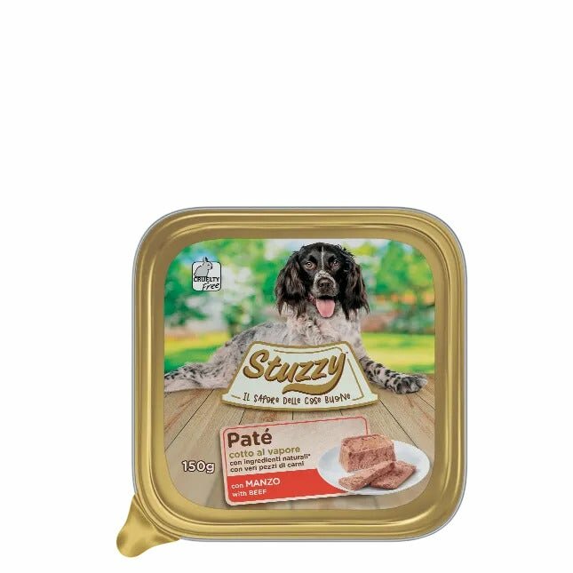Stuzzy Paté Classico Con Manzo Per Cani Adulti Vaschetta 150g-2