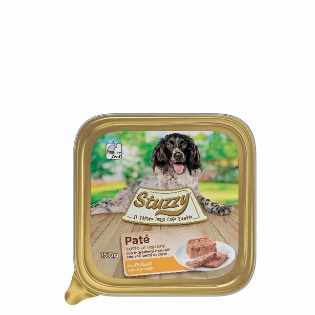 Stuzzy Paté Classico Con Pollo Per Cani Adulti Vaschetta 150g-2