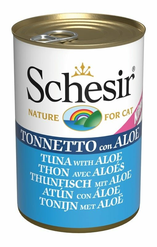 Schesir Tonnetto Con Aloe Cibo Umido Per Gattini Lattina 140g-2