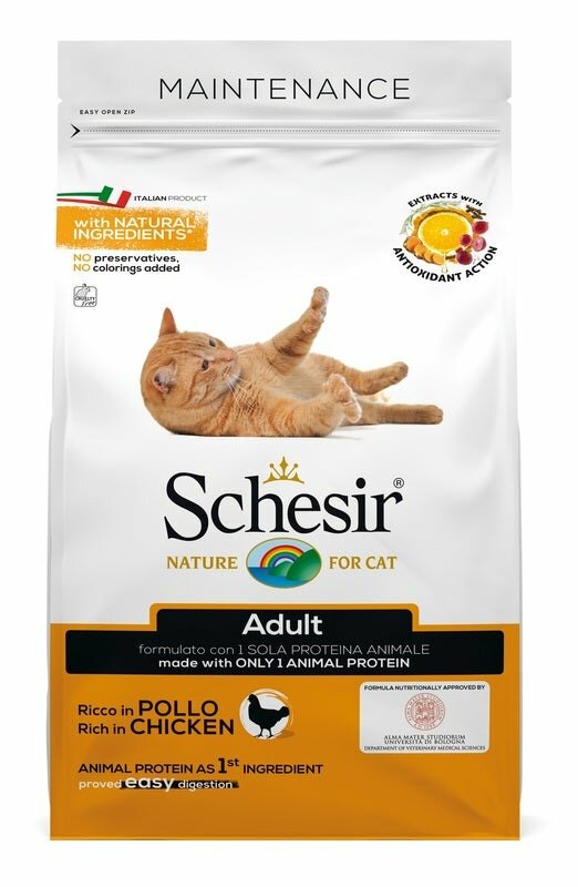 Schesir Mantenimento Croccantini Con Pollo Per Gatti Adulti Sacco 400g-2