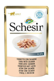 Schesir Tonnetto Con Salmone Cibo Umido Gatti Adulti Bustina 50g-2