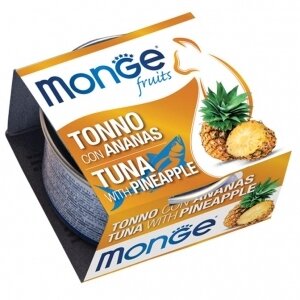 Monge Fruits Tonno Con Ananas Cibo Umido Per Gatti Adulti 80g-2
