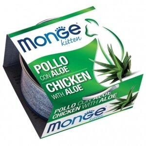 Monge Fruits Pollo E Aloe Cibo Umido Per Gatti Cuccioli 80g-2