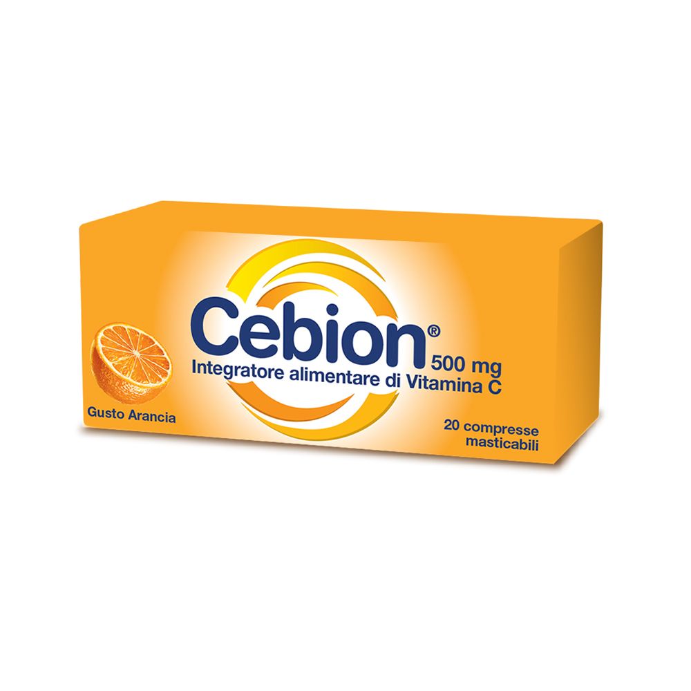 Cebion Vitamina C Masticabile 500mg Arancia 20 Compresse-5