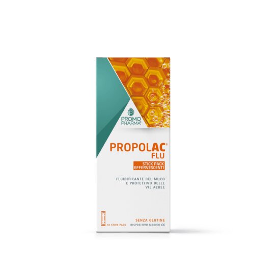 PropolAc Flu Effervescente 10 Stick Da 4 g-1