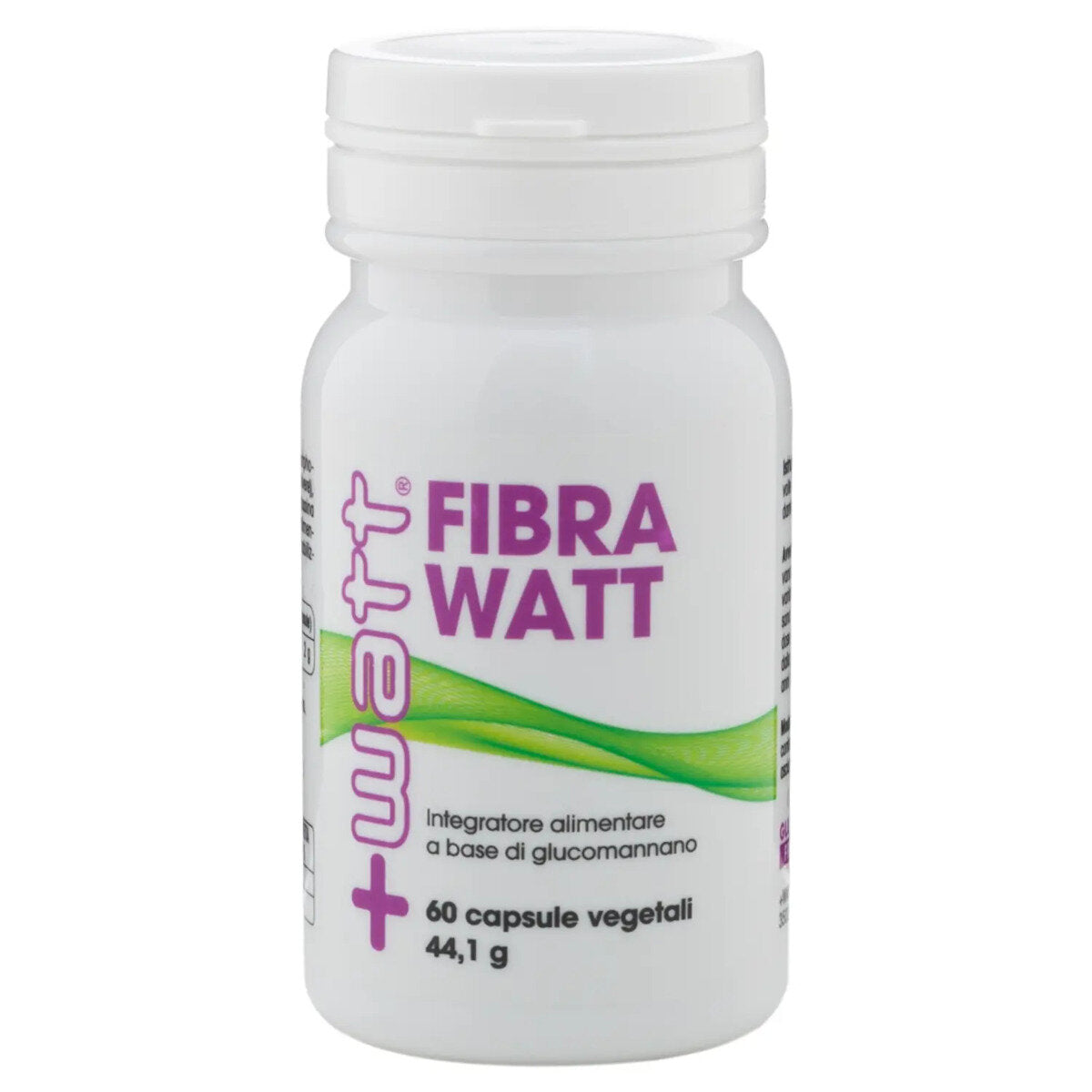 +Watt Fibrawatt Glucomannano 60 Capsule Vegetali-3