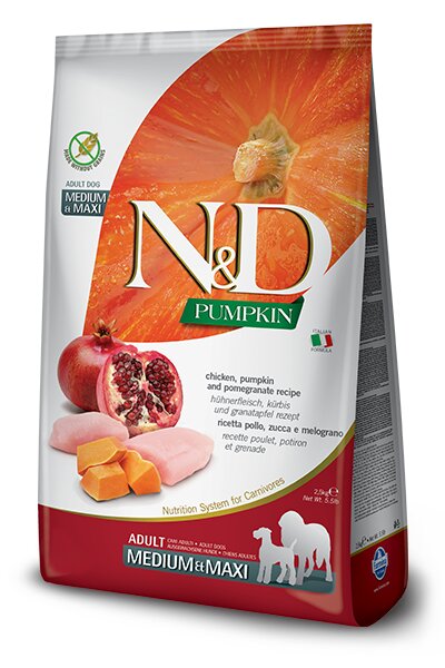 Farmina N&D Pumpkin Pollo E Zucca Cani Adulti Taglia Media E Grande Sacco 2,5kg-2