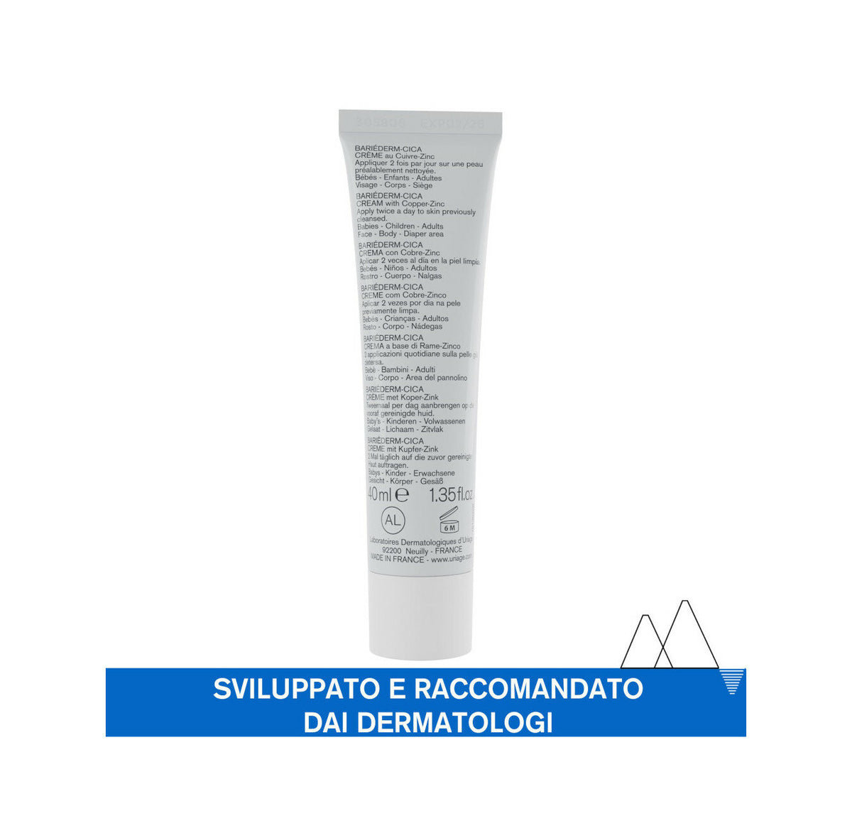Uriage Bariéderm Cica-Crema Cu-Zn riparatrice 40ml-2