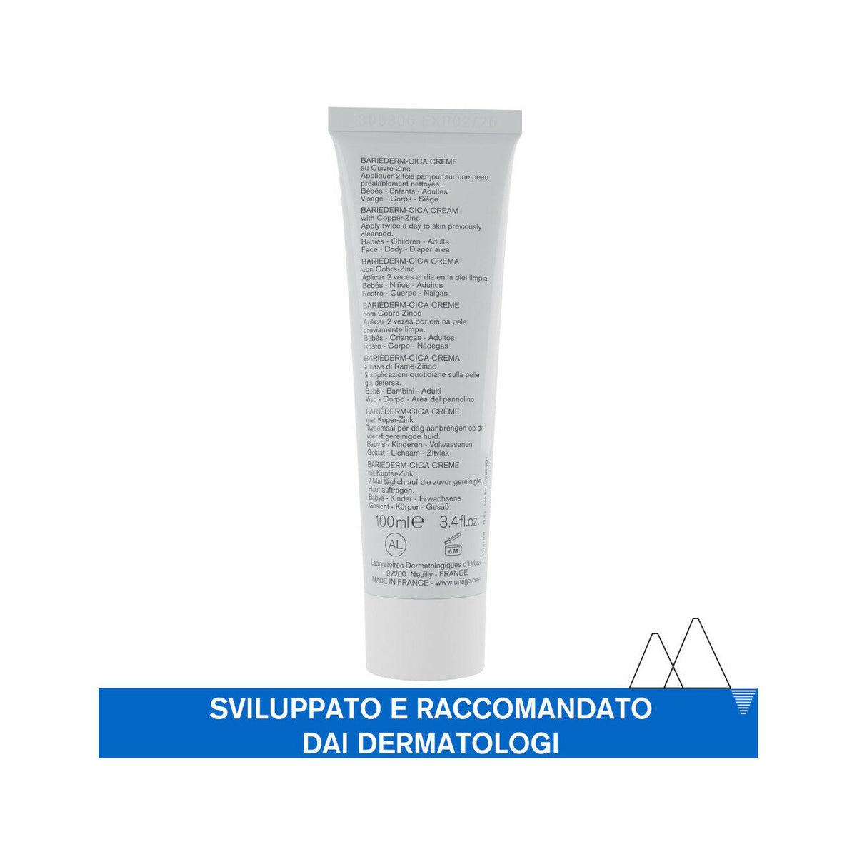 Uriage Bariéderm Cica-Crema riparatrice 100ml-2