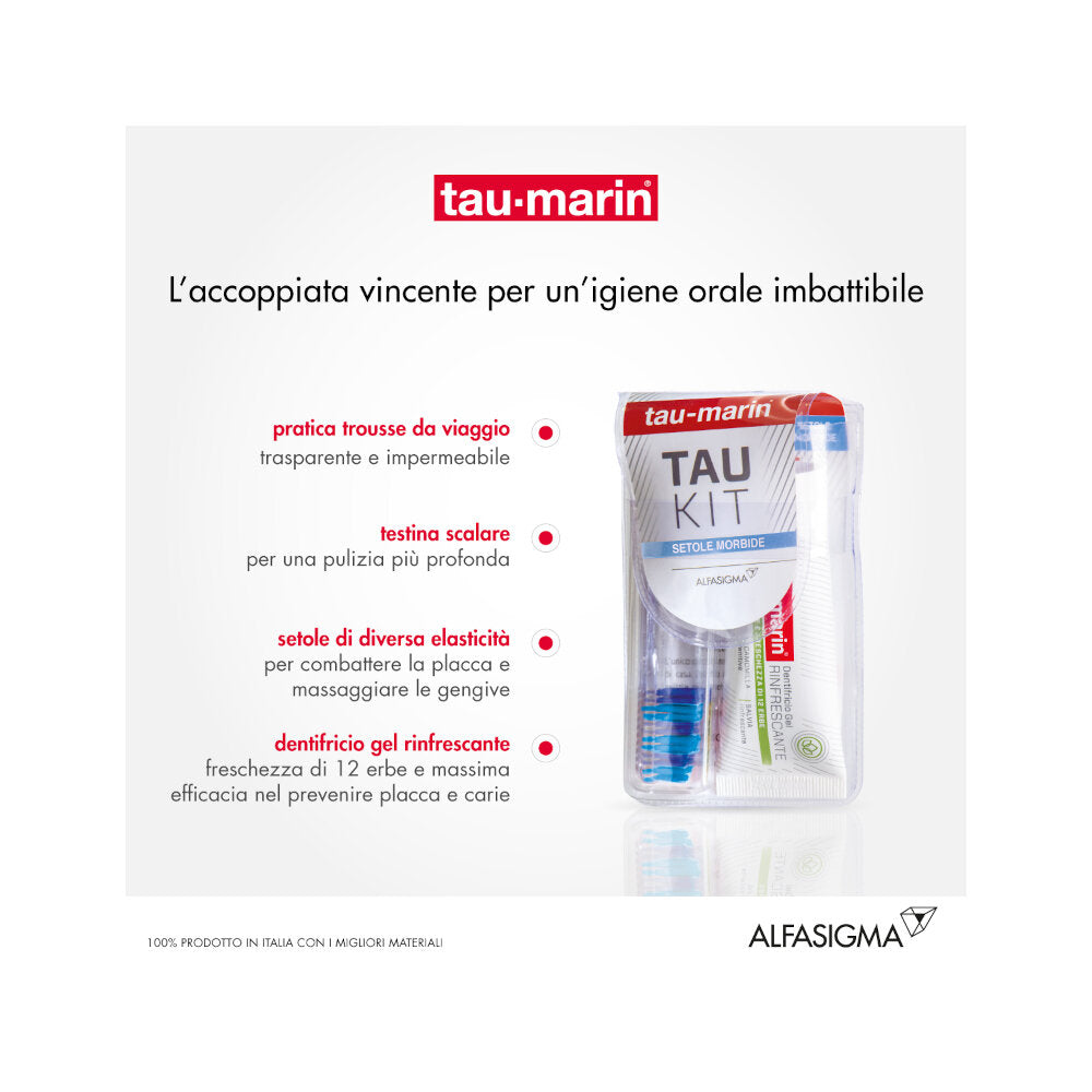 Tau-Marin Tau Kit Spazzolino e Dentifricio setole blu 20ml-5