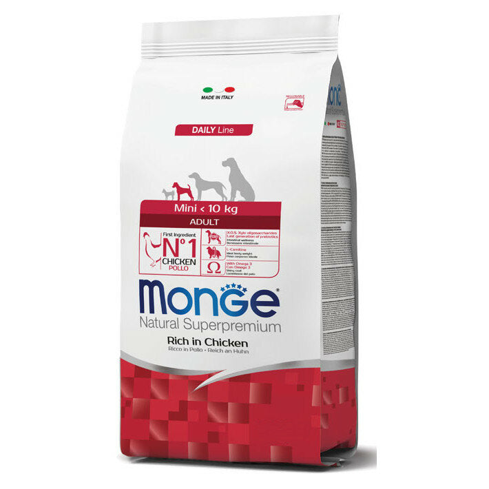 Monge Ricco di Pollo Cibo Secco Per Cani Adulti Taglia Piccola Sacco 7,5 Kg-2