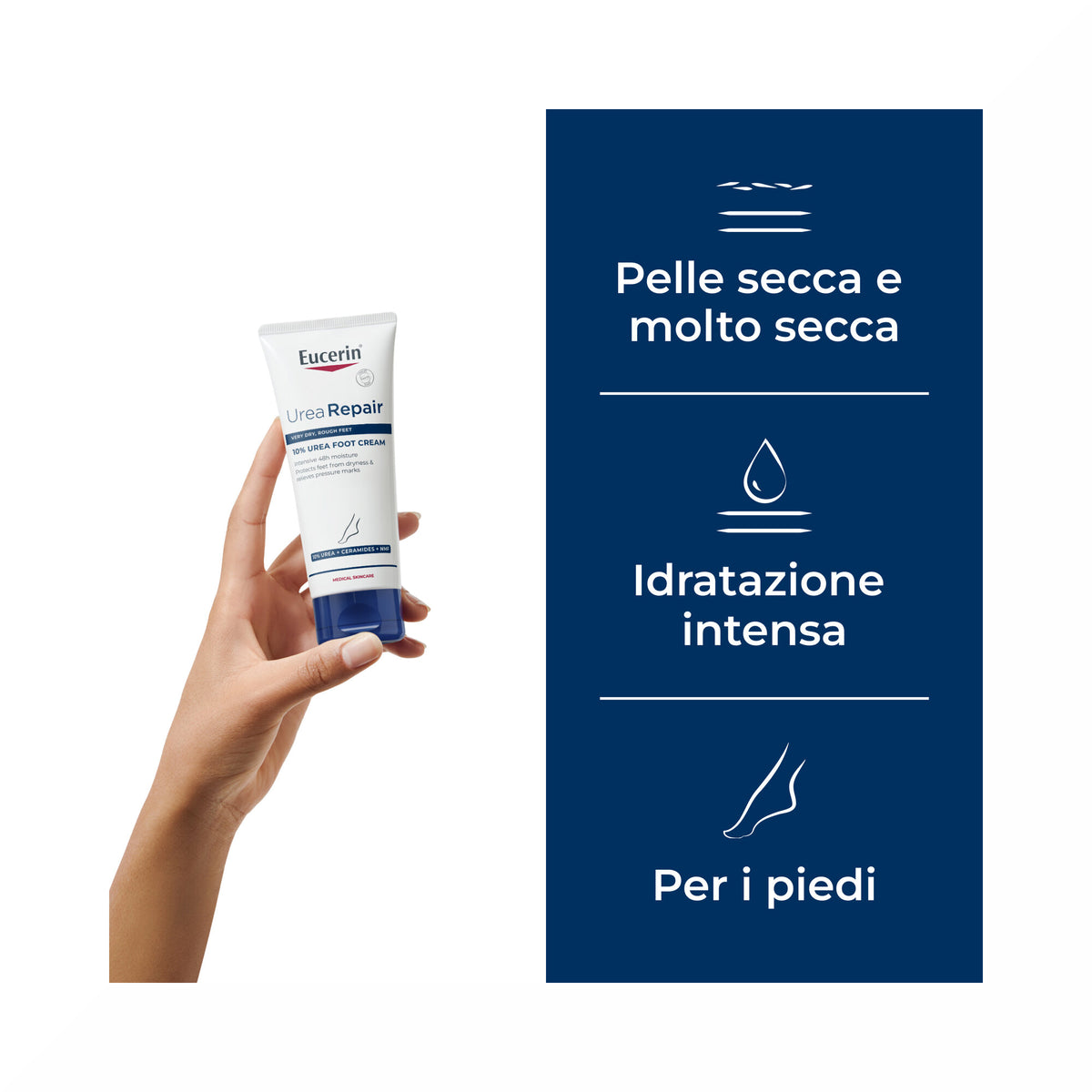 Eucerin UreaRepair Crema Piedi Rigenerante 10% Urea 100ml-3