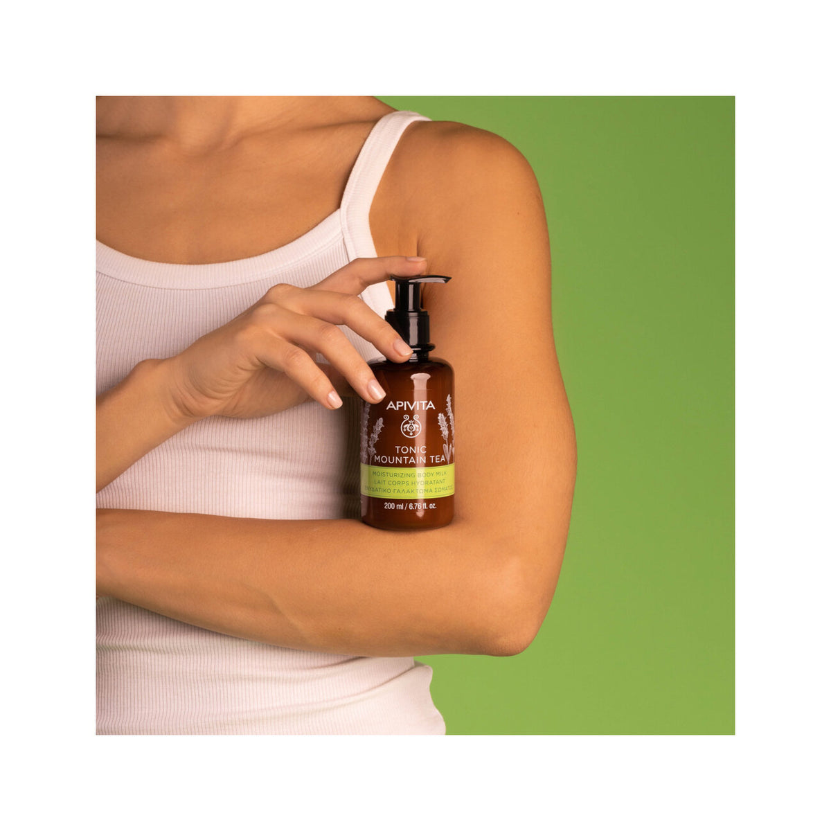 Apivita Tonic Mountain Tea Body Milk latte corpo idratante 200ml-4