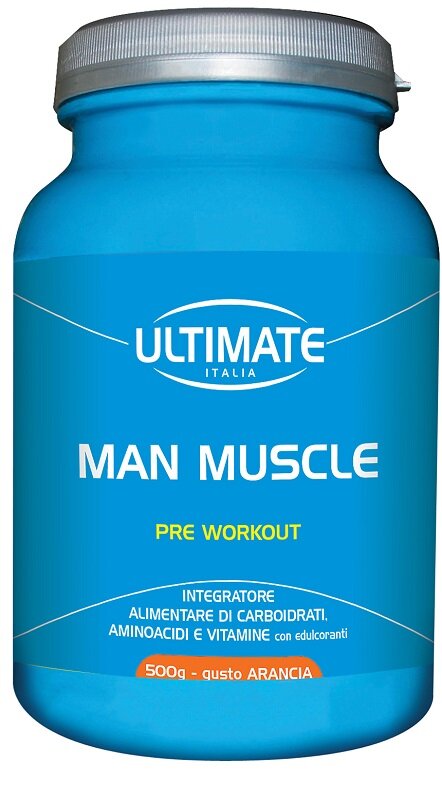 Ultimate Man Muscle Pre Workout 400g Gusto Arancia-1