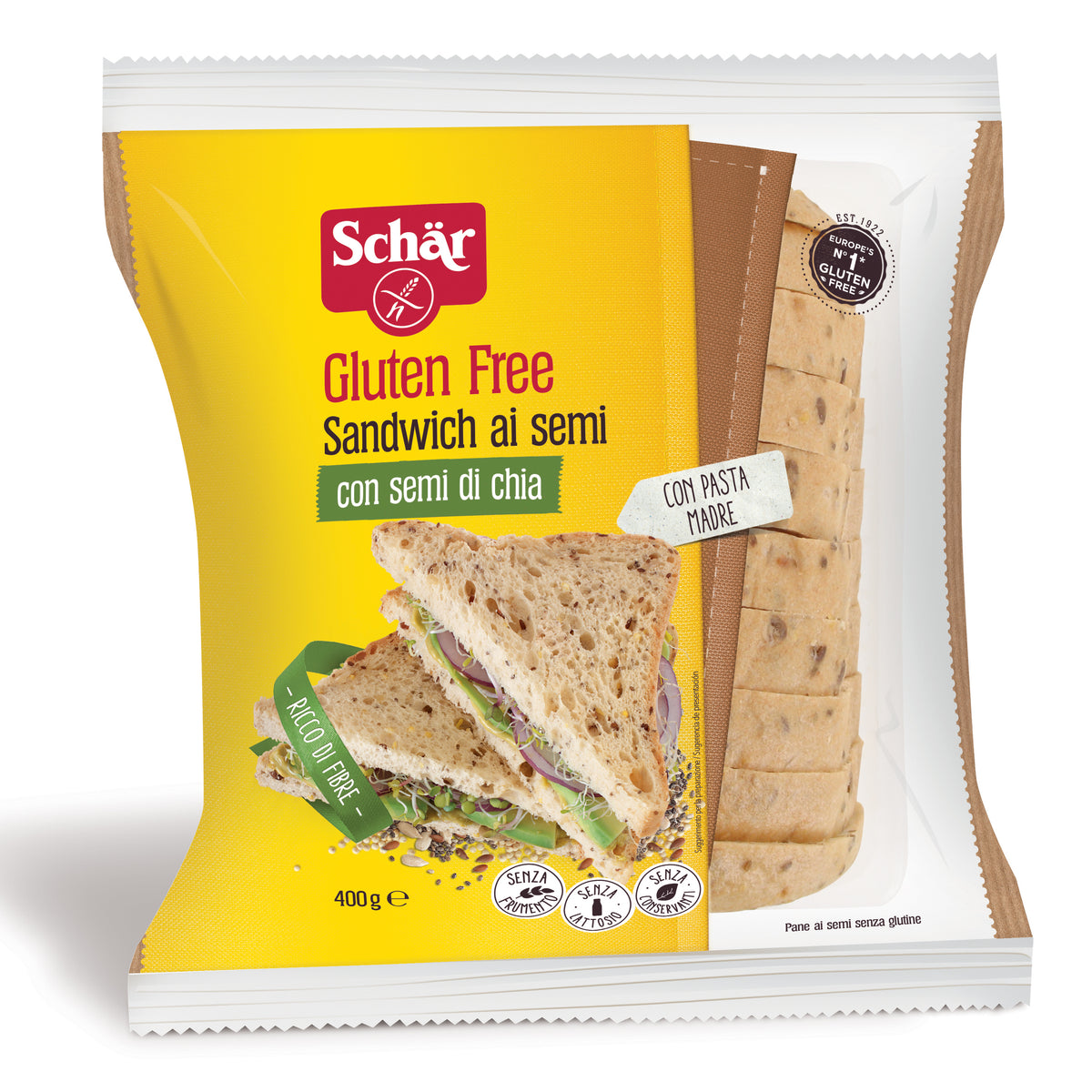 Schar Sandwich Ai Semi Senza Glutine 400 g
