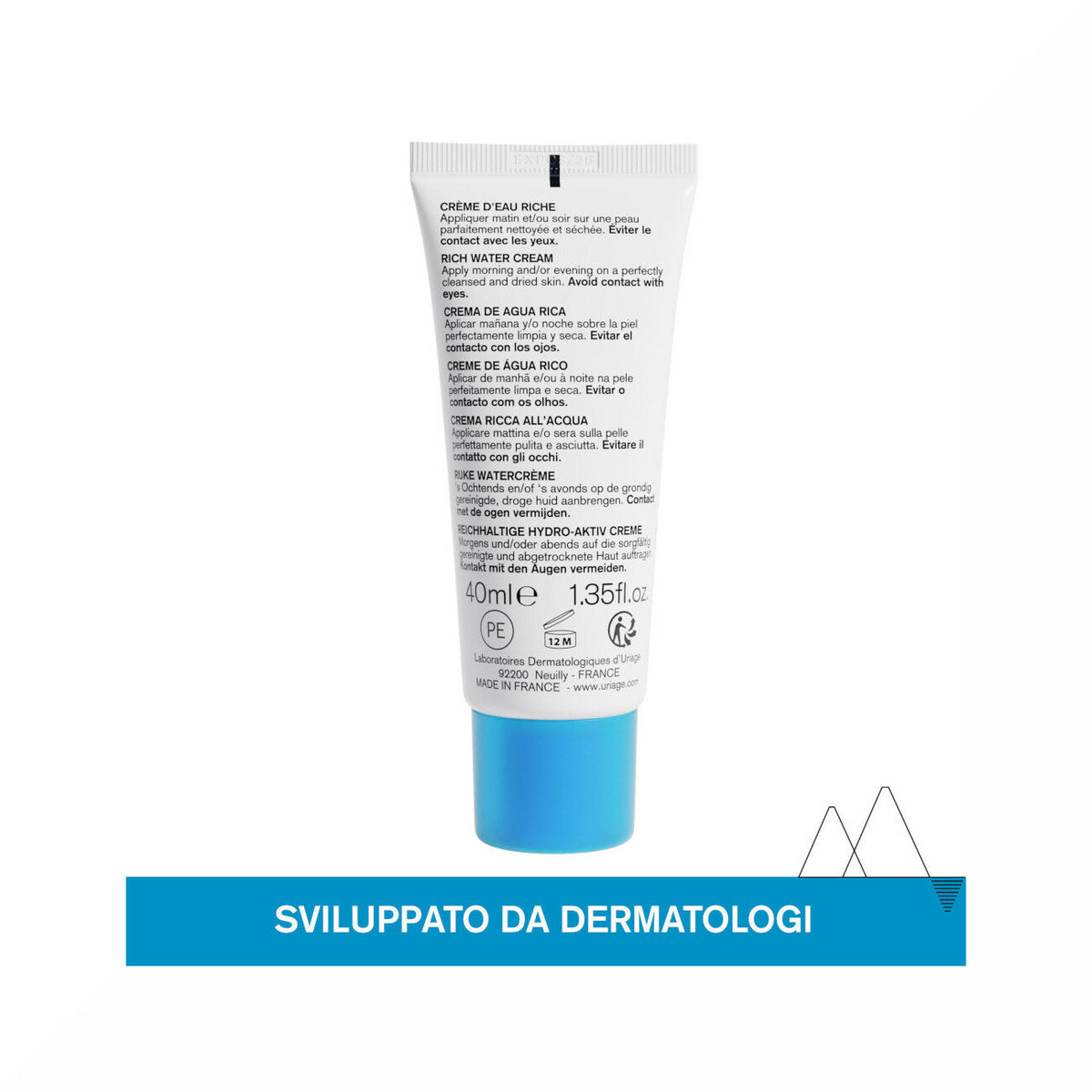 Uriage Eau Thermale Crema ricca all'acqua 40ml-2