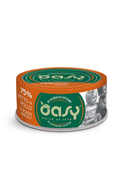Oasy More Love Gatto Petto Di Pollo 70g-1
