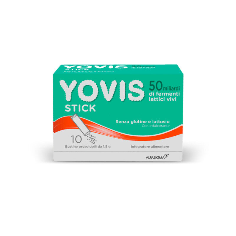Yovis stick miliardi di fermenti per favorire l’equilibrio della flora batterica intestinale alterat-14