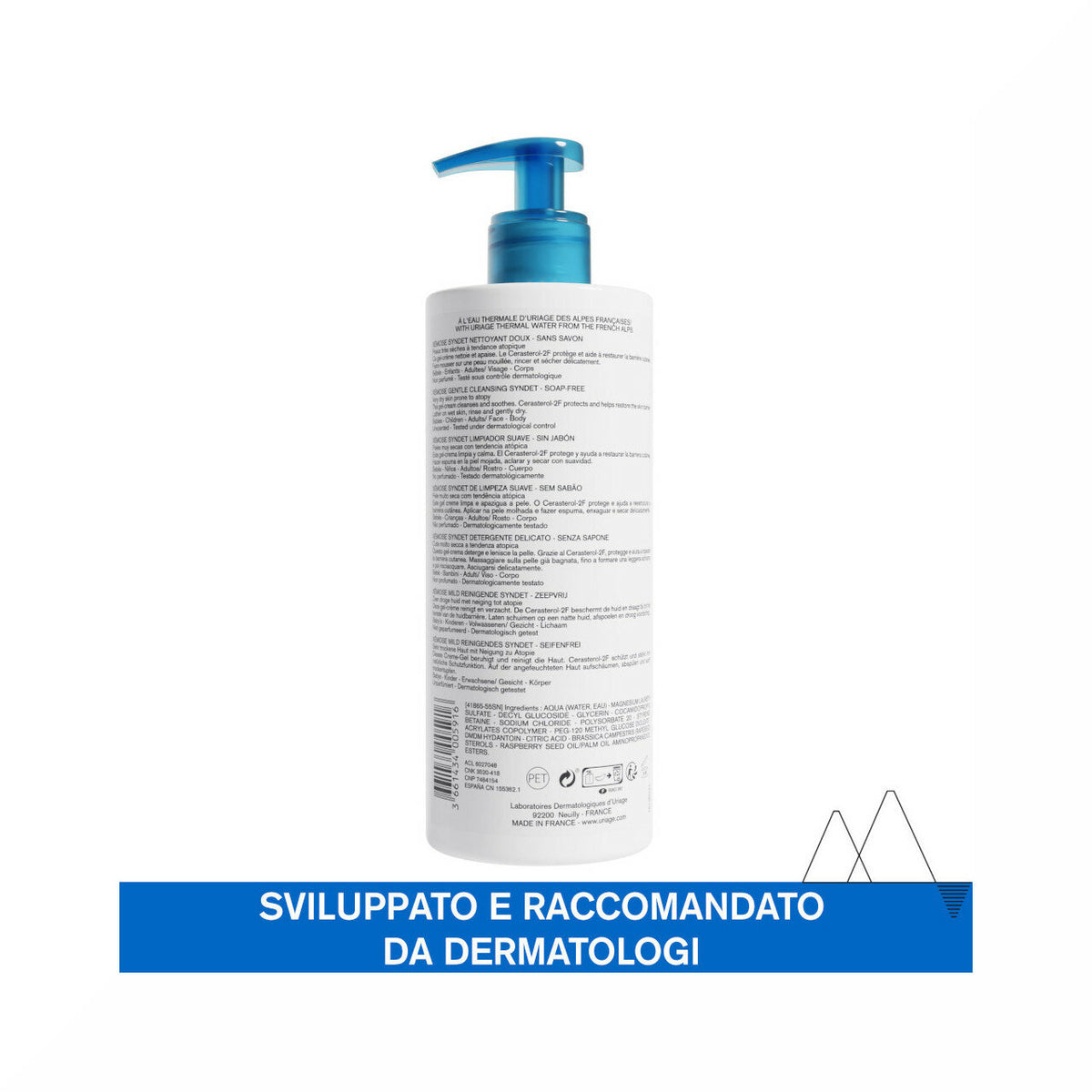 Uriage Xémose Syndet Detergente delicato senza sapone 500ml-2