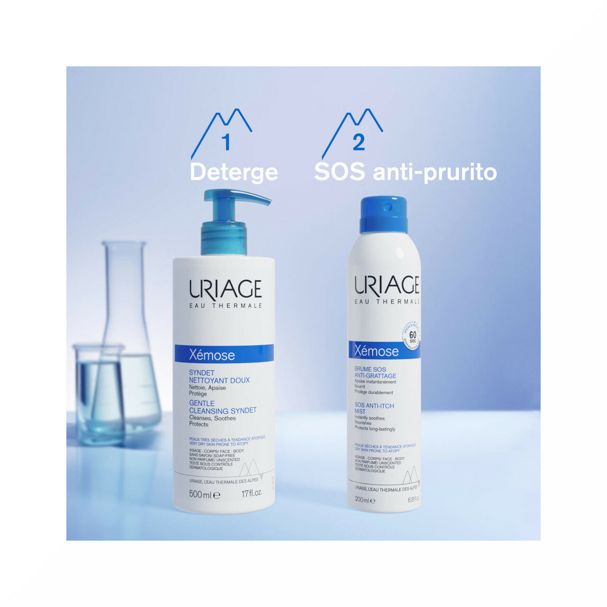 Uriage Xémose Syndet Detergente delicato senza sapone 500ml-7