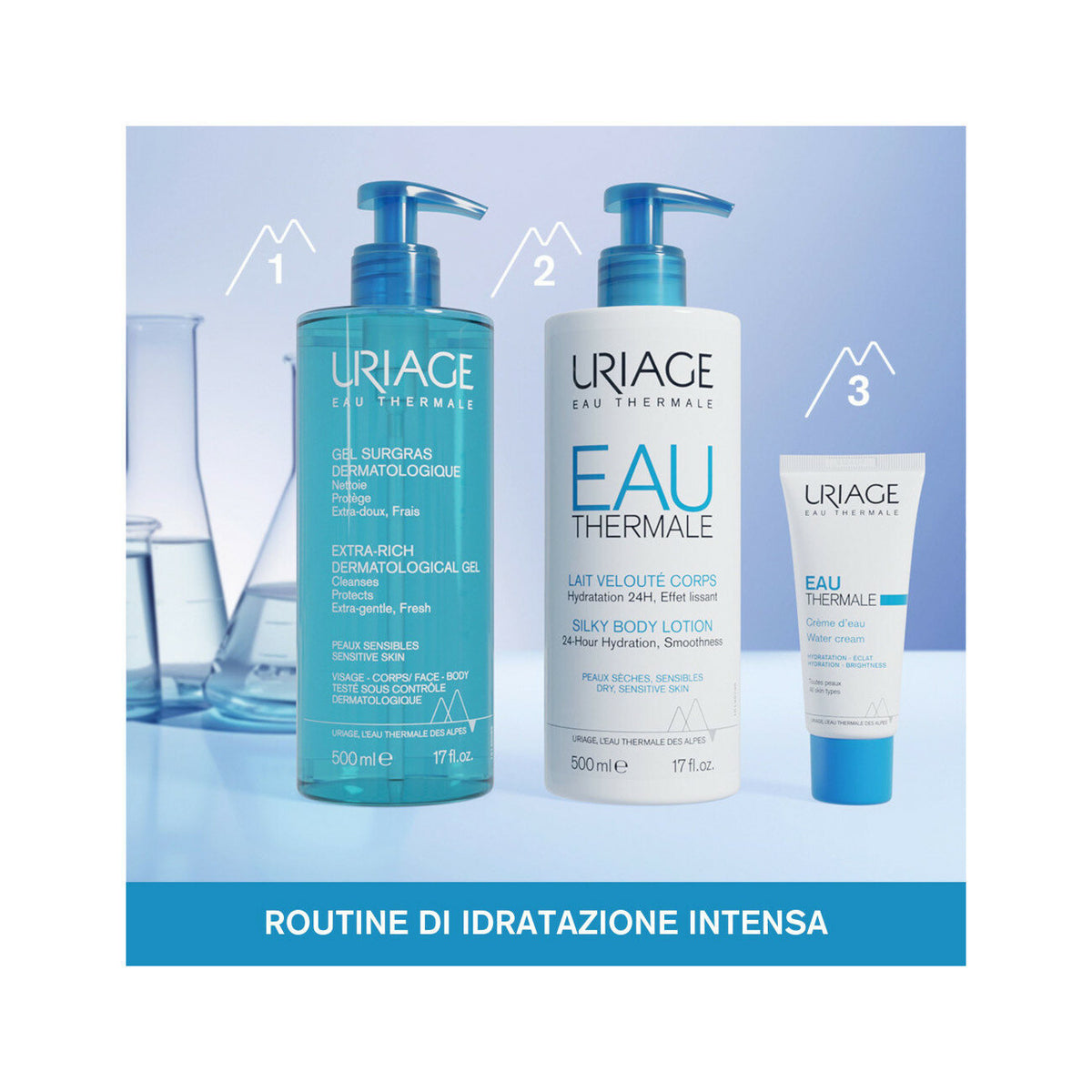 Uriage Gel Detergente Dermatologico Extra-ricco 500ml-8