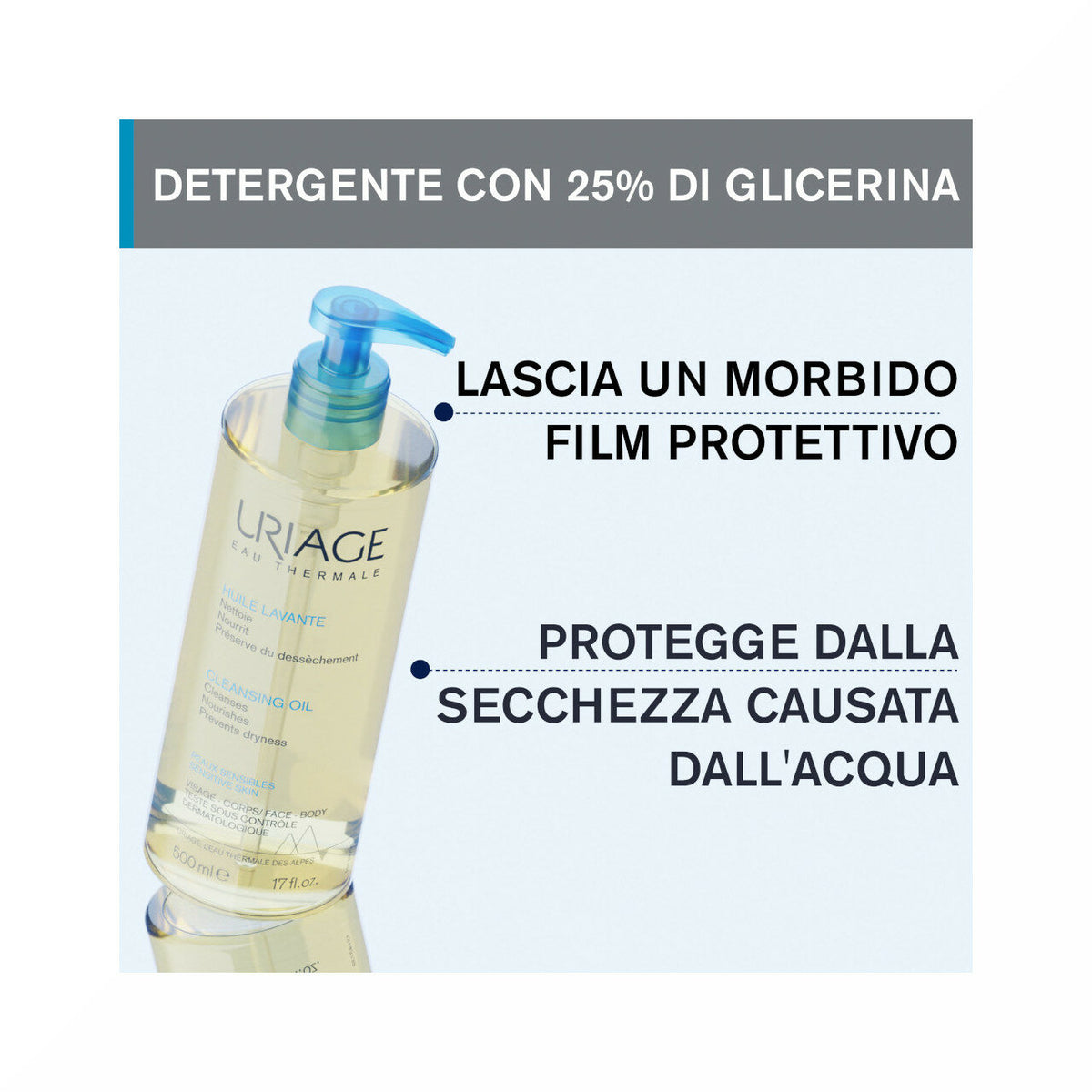 Uriage Eau Thermale Olio Detergente 500ml-11