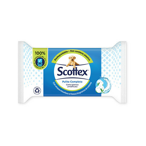 Scottex Carta Igienica Umidificata Pulito Completo 42 pezzi-2