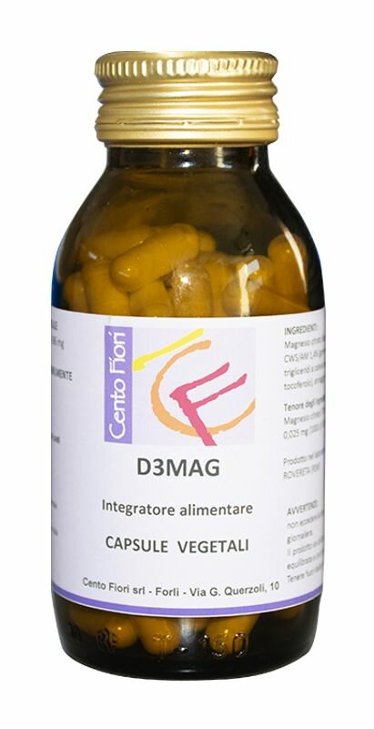 Cento Fiori D3MAG integratore alimentare 100 capsule vegetali-1