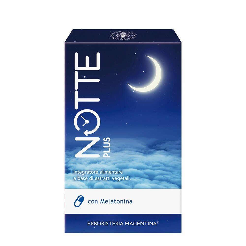 Notte Plus Capsule Con Melatonina 60 Capsule-2