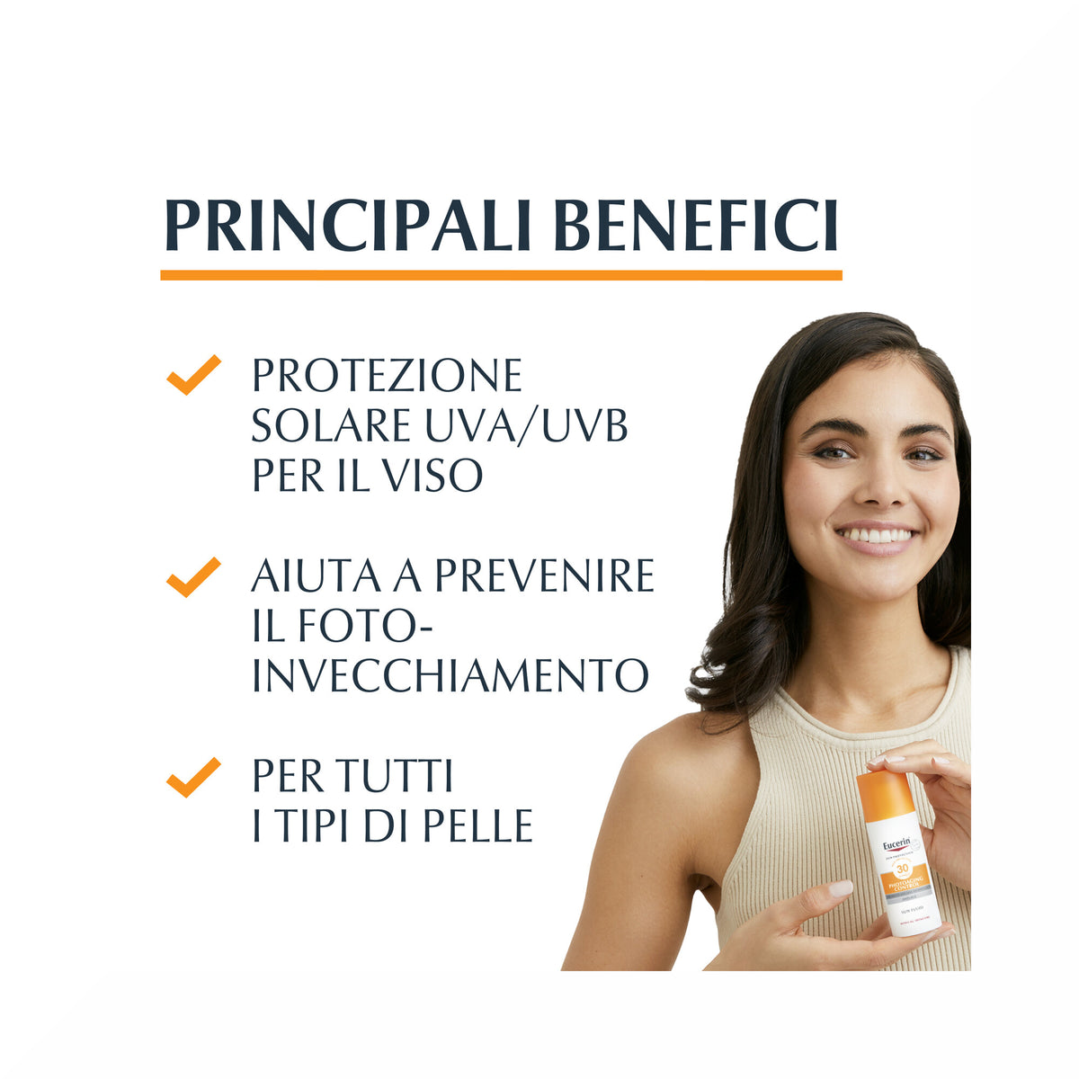 Eucerin Sun Fluido Anti-età FP50 50ml-2
