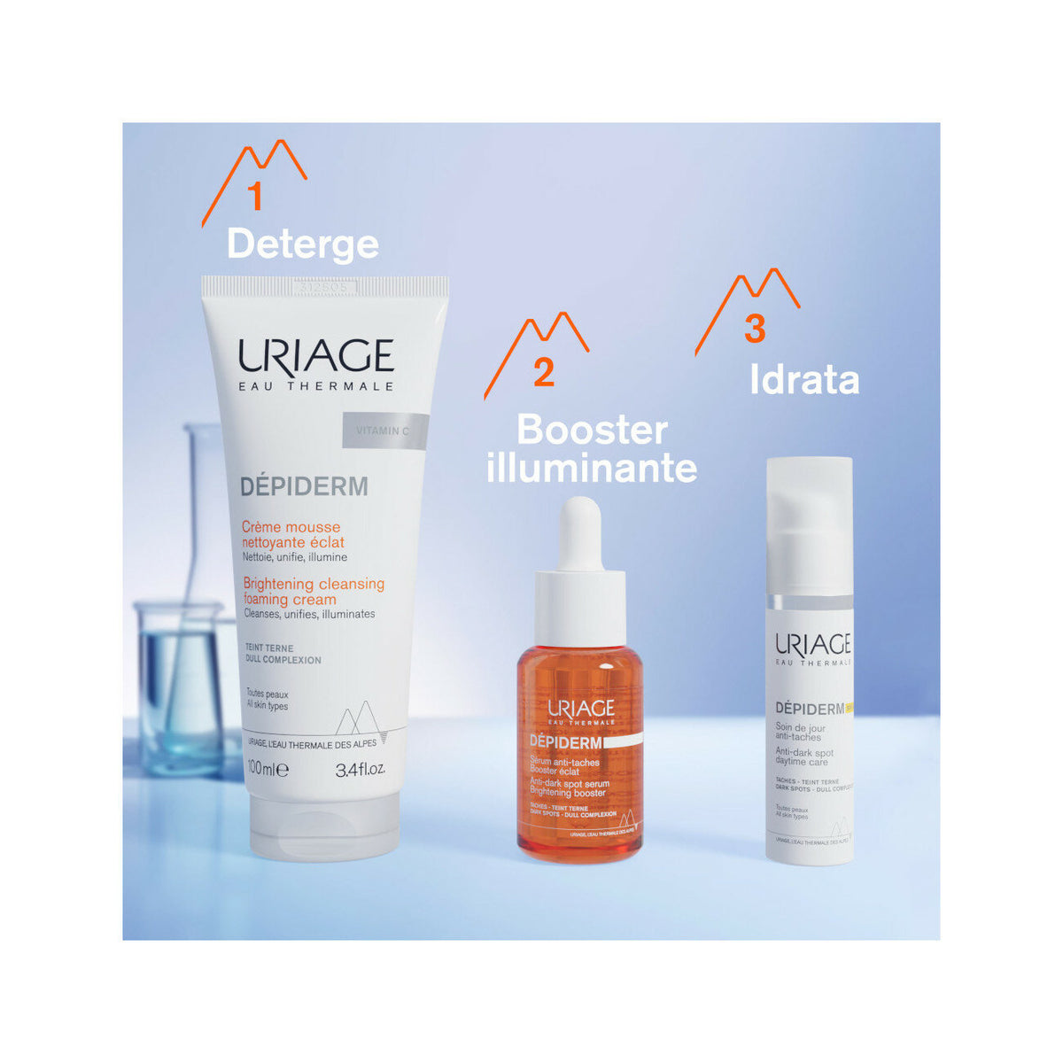 Uriage Depiderm Mousse Detergente 100ml-8