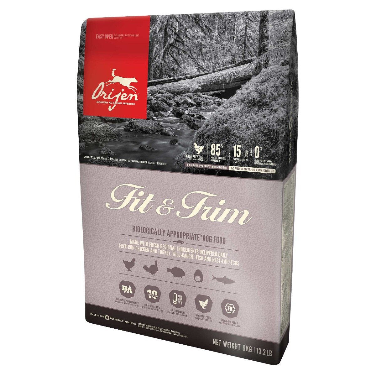 Orijen Fit & Trim crocchette con pollo e tacchino per cani in sovrappeso sacco 2kg-2