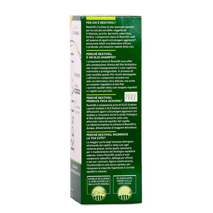 Restivoil ActivPlus olio-shampoo rinforzante per capelli fragili e sfibrati 250ml-6